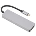 thumbnail image 1 of Hub USBC, concentrador expansor de puerto USB plateado con divisor USB C, experiencia incomparable, 1 of 12