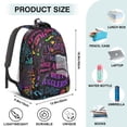 thumbnail image 5 of I Love My Dogs Art Backpack for School,Cute School Bag,Schoolbag with Adjustable Shoulder Straps & Padded Back,16.9 Inch, 5 of 5