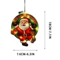 thumbnail image 3 of Christmas Snowflake Ornaments, Lighted Christmas Ornament Hanging Decoration for Christmas Tree Door Wall Home Party, Holiday Gift for Family Friends Home Decoration, 3 of 6