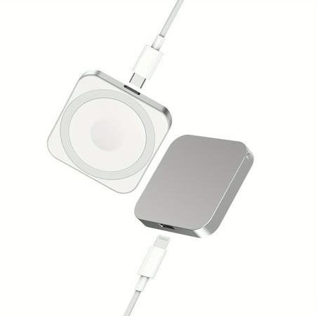 This mini 3-in-1 magnetic wireless charger features a dual-port design and supports 15W wireless fast charging. It s suitable for charging devices such as phones smartwatches and wireless earbuds This mini 3-in-1 magnetic wireless charger features a dual-port design and supports 15W wireless fast charging. It s suitable for charging devices such as phones smartwatches and wireless earbuds