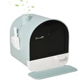 thumbnail image 1 of PawHut Cat Litter Box with Lid, Removable Tray, Scoop, Filter, Green, 1 of 10
