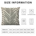 thumbnail image 5 of GOSMITH  Mudcloth Chevron Throw Pillow Cover Wave Line Art Zigzag Black and White Stripes Pillow Case Decorative Men Women Boy Girl Room Cushion Cover for Home Couch Bed, 5 of 5