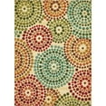 thumbnail image 1 of Unique Loom Outdoor Modern Geometric Rug 8' x 11' 4 Rectangle Beige/Blue, 1 of 1