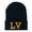 Navy, variant on Las Vegas LV Embroidered Long Beanie - Navy OSFM