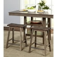 thumbnail image 2 of TMS Marney 24" Indoor Saddle Counter Stool, Set of 2, Weathered Gray, 2 of 5