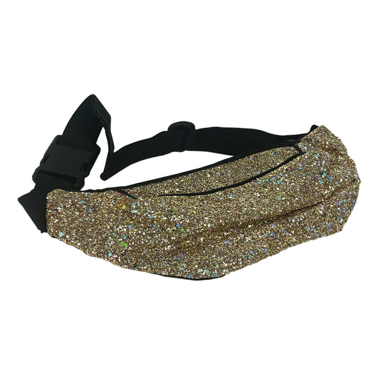 Gold glitter bum bag cheap