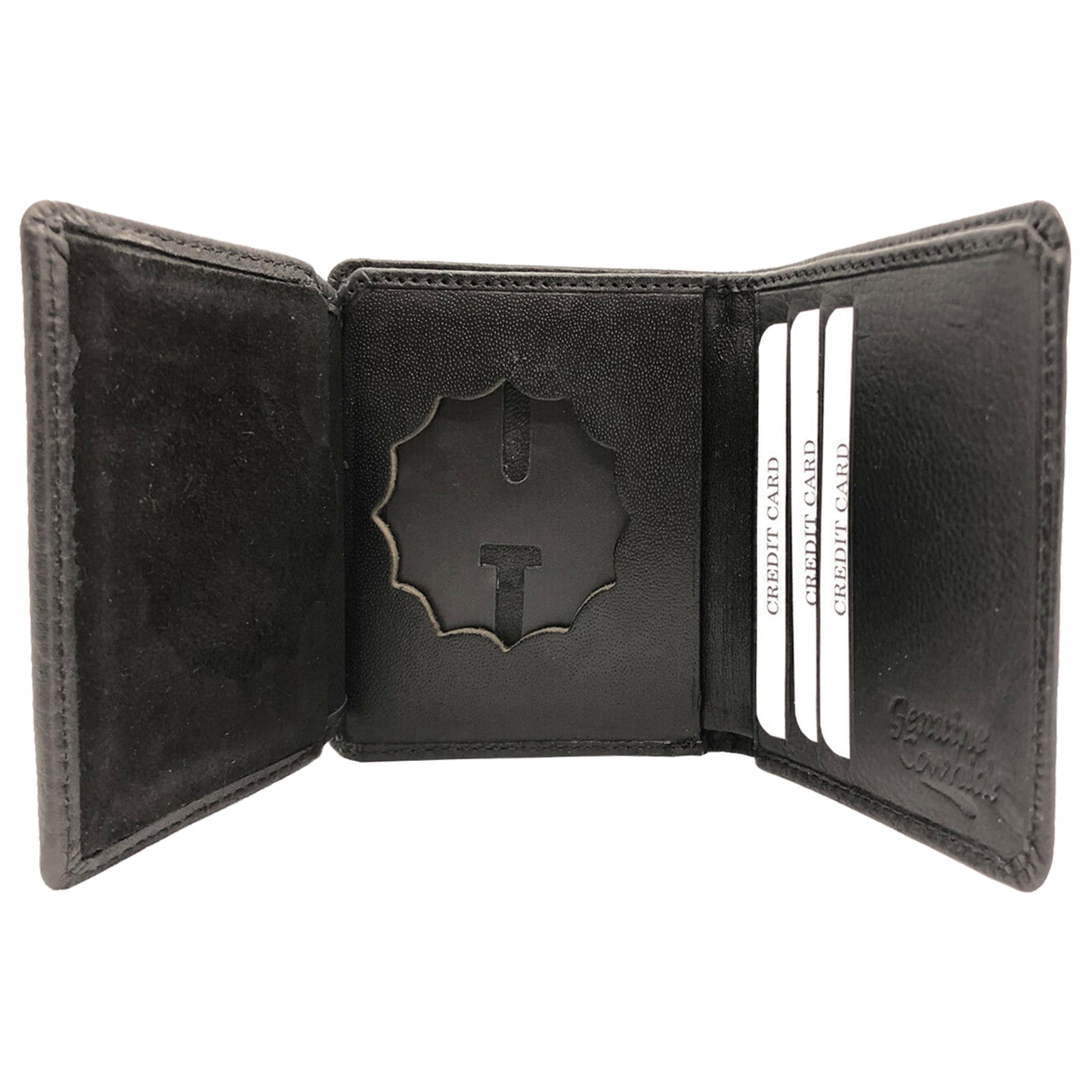 Genuine Leather ID Badge Holder, Badge Wallet