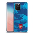 thumbnail image 1 of Head Case Designs Officially Licensed Arsenal FC Crest and Gunners Logo Geometric Blue Soft Gel Case Compatible with Samsung Galaxy S10 Lite, 1 of 7