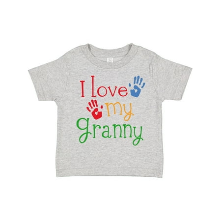

Inktastic I Love My Granny Gift Toddler Boy or Toddler Girl T-Shirt