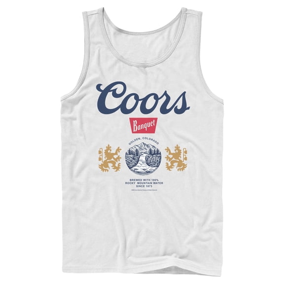 Mens Coors Brewing Company Banquet Golden Colorado Tank Top