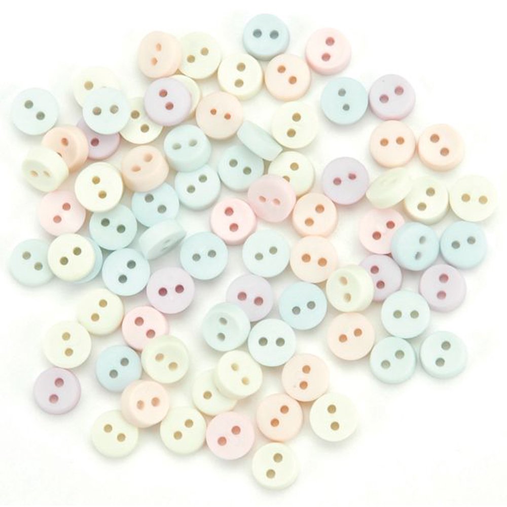 Dress It Up EmbellishmentsTiny Pastel Buttons