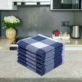 thumbnail image 2 of Basiess Cotton Dishcloths and Thickened Weave, Super Absorbent Kitchen Towels for Heavy Duty Cleaning and Stain Removal, Reusable Dish Rags, 1Pcs (Blue), 2 of 9