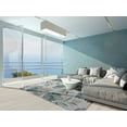 thumbnail image 2 of 3'x5' Ivory Hand Tufted Tropical Leaves Indoor Area Rug, 2 of 6