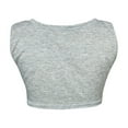 thumbnail image 5 of AherBiu Womens Crop Tank Tops Summer Sexy Workout Sleeveless Undershirt Square Neck Stretchy Mini Tank Solid Color, 5 of 5