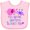 AD-Pink, variant on Inktastic My Great Grandma Loves Me Cute Elephants Boys or Girls Baby Bib
