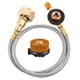 thumbnail image 1 of Greeniant Propane Refill Adapter with Hose Flat Connector Cylinder Tank Tank Kits de desorden para acampar Opción 3 3.9x2.8 cm, 1 of 1