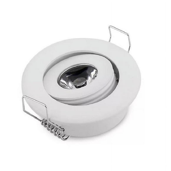 1w10pcs Small Spotlight Housing Accessory Counter Ceiling Light Housing Wine Cabinet Downlight Kit