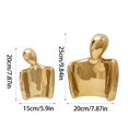 thumbnail image 2 of Hugging Couple Sculpture Tatue Decoration Ornaments Exquisite Design Office Bookshelf Desktop Decorations, 2 of 5