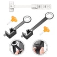 thumbnail image 4 of Adjustable Window Lock With Key Aluminum Alloy Window Stoppers For Home Office, 4 of 6