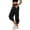 Black, variant on Loose Pants for Women Relaxed Athletic Fit with Foot Strap Detail And Side Pockets for Walking Hiking And Everyday Wear Womens Trousers