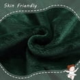 thumbnail image 2 of Exclusivo Mezcla Flannel Fleece Velvet Plush Throw Blanket - 40" x 50"(Forest Green), 2 of 7