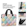 thumbnail image 4 of FORMRS 16" Laptop Bag Carrying Sleeve Case with Handle Travel Shoulder Briefcase, Colorful Geometric, 4 of 8