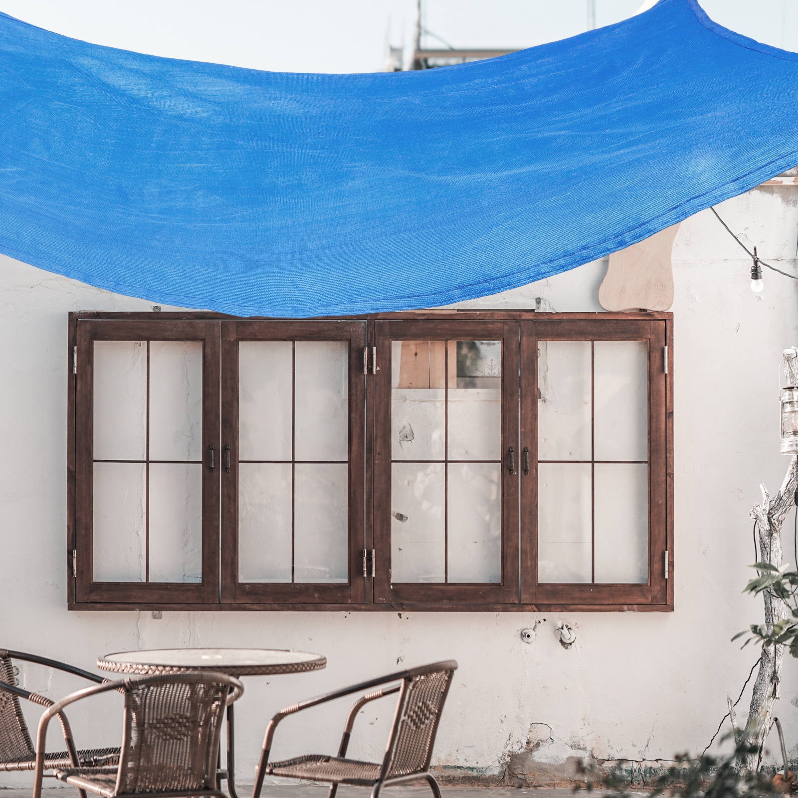 ELAYARD HDPE Sun Shade Cloth for Garden and Patio, Metal Frame Outdoor Sunscreen Cover