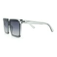 thumbnail image 6 of Womens Squared Rectangular Butterfly Fashion Plastic Sunglasses Slate - Smoke, 6 of 8