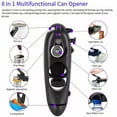 thumbnail image 4 of Manual Tin Can Opener Safe Cut Lid Smooth Edge Side Stainless Steel Tool, 4 of 4