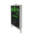 thumbnail image 3 of FixtureDisplays A-Frame Sidewalk Sign MenuBoard Snapframe Restaurant 2-Sided A-Board Graphic Poster Banner 13789, 3 of 9