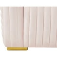 thumbnail image 6 of Meridian Furniture Ravish Pink Velvet Sofa, 6 of 17