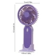 thumbnail image 3 of shyuyusa Mini USB Charging Hand Fan Portable Small Cooler Fan With Base For Outdoor Activity Daily Life, 3 of 6