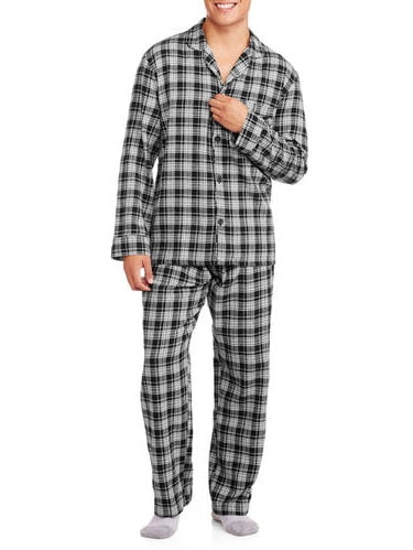 Big Men's Flannel Pajama Set - Walmart.com