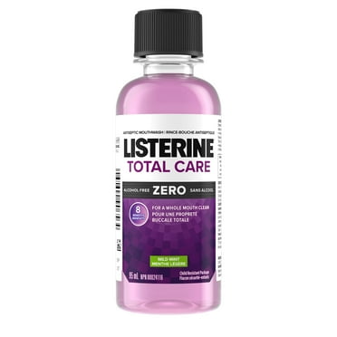 Listerine Total Care Zero Mild Mint Antiseptic Mouthwash, Alcohol Free
