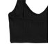 thumbnail image 4 of Txlixc Blusas cortas sin espalda con cuello en V y tirantes finos acanalados para mujer Txlixc Sexy, 4 of 5