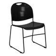 thumbnail image 1 of Flash Furniture Hercules Series Black Ultra Compact Stack Chair, 1 of 9