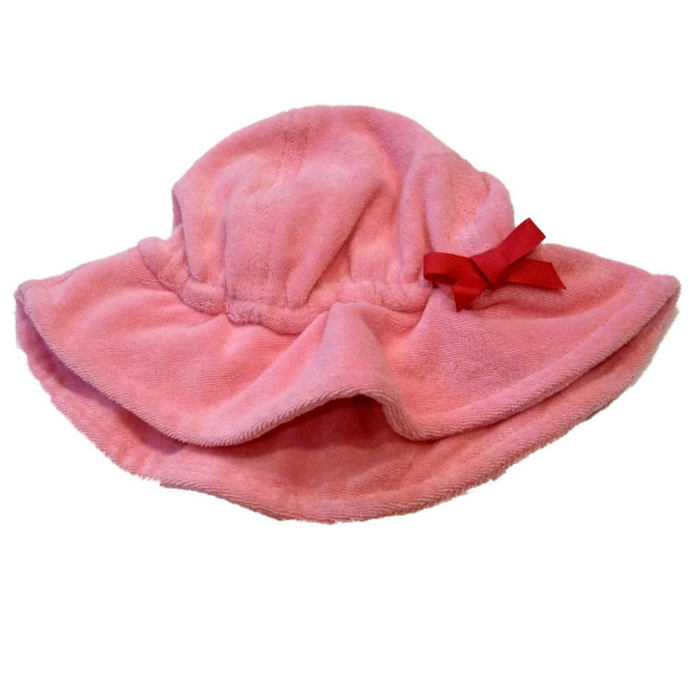 Circo Toddler Girls Pink Terry Cloth Sun Hat UV Floppy Bucket Cap (3T