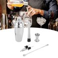 thumbnail image 4 of Drink Shaker Bartender Kit, Ice Muddler Pourer 6Pcs/Set Easy To Clean Cocktail Shaker Set, Stainless Steel For Bar Tools Making Cocktails Bar Accessories, 4 of 8