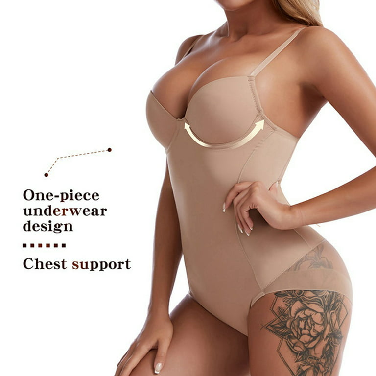 Women's Backless Bodysuits - Plunge Backless Body Shaper Bra Tummy Control  Party Favors For Women(shapewear Bodysuits)