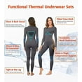 thumbnail image 3 of Charmo Thermal Underwear Sets for Womens Long Johns Seamless Warm Base Layer Top & Bottoms Moisture-Wicking for Cold Weather, 3 of 10