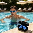 thumbnail image 1 of 3 Pcs Bouchons d'Oreilles en Silicone pour la Natation, Bouchons d'Oreilles en Silicone Yrmaups pour la Natation, Protection Auditive Imperméable pour Dormir, Bouchons d'Oreilles Réutilisables à Réduction de Bruit 40 dB pour la Douche, le Surf, les Voyages, les Concerts, 1 of 6