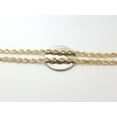 thumbnail image 4 of 10K yellow gold 3.5mm hollow rope chain Necklace fine jewelry unisex 11.3g 26", 4 of 12