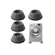 thumbnail image 1 of 8-Pack Washing Machine Anti-Slip Feet Shock Absorbing Rubber Feet Mats Refrigerator Heightening Washing Machine Base, 1 of 5