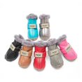 thumbnail image 2 of 4 Pcs/set Winter Pet Dog Shoes For Small Dogs Cats Super Warm Leather Dog Snow Boots Waterproof Chihuahua Pug Shoes Pet Supplies ShopWise Round, 2 of 13