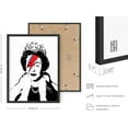 thumbnail image 3 of Banksy Wall Art Graffiti Wall Art - By Haus and Hues Banksy Art Grafitti Wall Art Street Art Banksy Prints Banksy Posters Banksy Wall Poster Wall Art Banksy (Framed Black 12x16) (Banksy Queen Bowie), 3 of 6