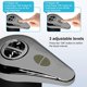 thumbnail image 4 of Dispensador automático de jabón de acero inoxidable, dispensador de desinfectante sin contacto con sensor infrarrojo, interruptor ajustable y base impermeable (negro) JAMW Sencillez, 4 of 5