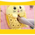thumbnail image 3 of Set de manta de viaje y almohada de peluche para niños YUDONG 3 en 1, amarillo, 3 of 6