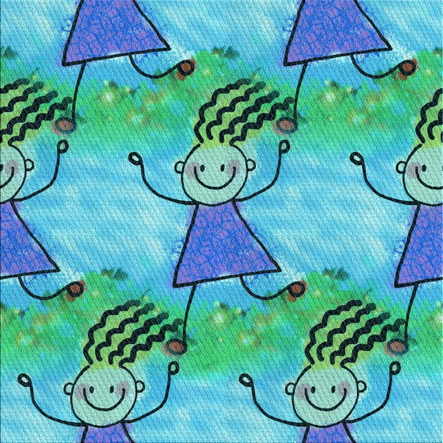 Ahgly Company Machine Washable Indoor Square Transitional Turquoise Green Area Rugs, 5' Square