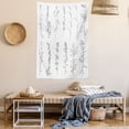 thumbnail image 2 of Modern Floral Tapestry, Hand Drawn Like Monochrome Sketch of Wild Herbs on Plain Backdrop, Wall Hanging for Bedroom Living Room Dorm Decor, 40W X 60L Inches, White Charcoal Grey, by Ambesonne, 2 of 5