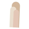 thumbnail image 1 of Calcomanía de pared geométrica, pegatina de pared, papel tapiz artístico moderno de PVC para oficina de vidrio Rosa, 1 of 9